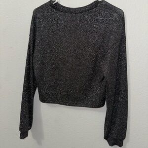 Sparkling Black Women's Top